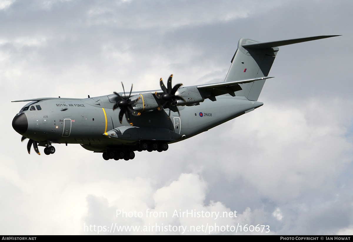 Aircraft Photo of ZM408 | Airbus A400M Atlas C1 | UK - Air Force | AirHistory.net #160673