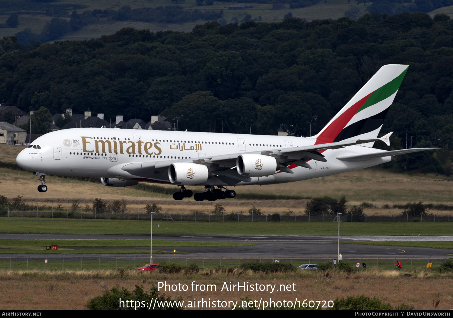 Aircraft Photo of A6-EEF | Airbus A380-861 | Emirates | AirHistory.net #160720