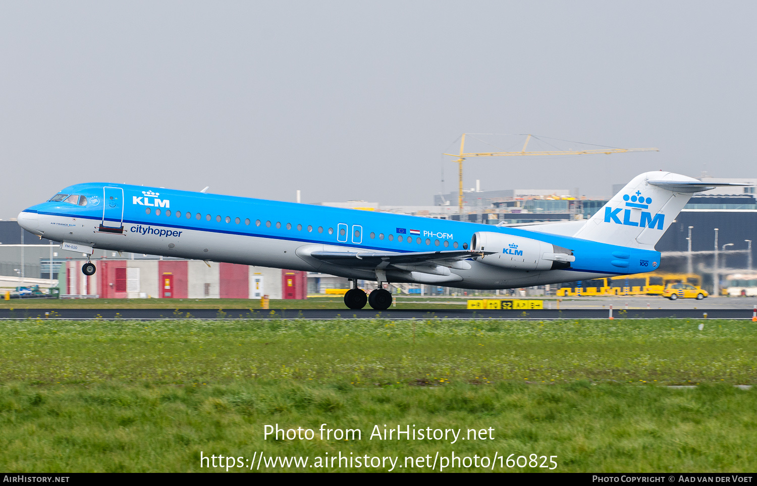 Aircraft Photo of PH-OFM | Fokker 100 (F28-0100) | KLM Cityhopper | AirHistory.net #160825