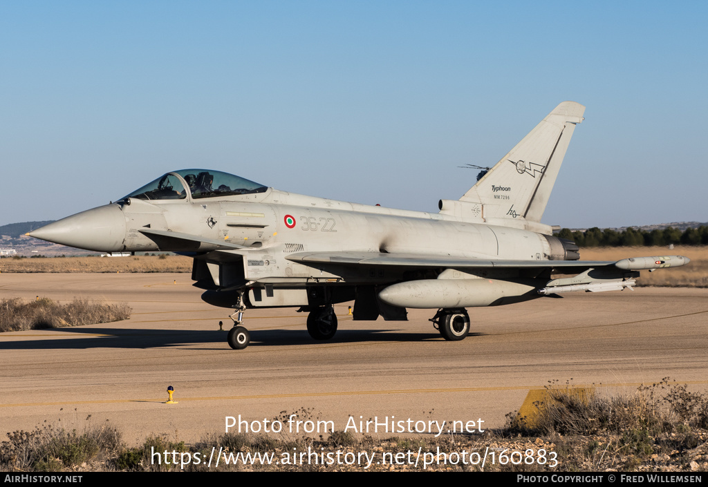 Aircraft Photo of MM7296 | Eurofighter EF-2000 Typhoon S | Italy - Air Force | AirHistory.net #160883