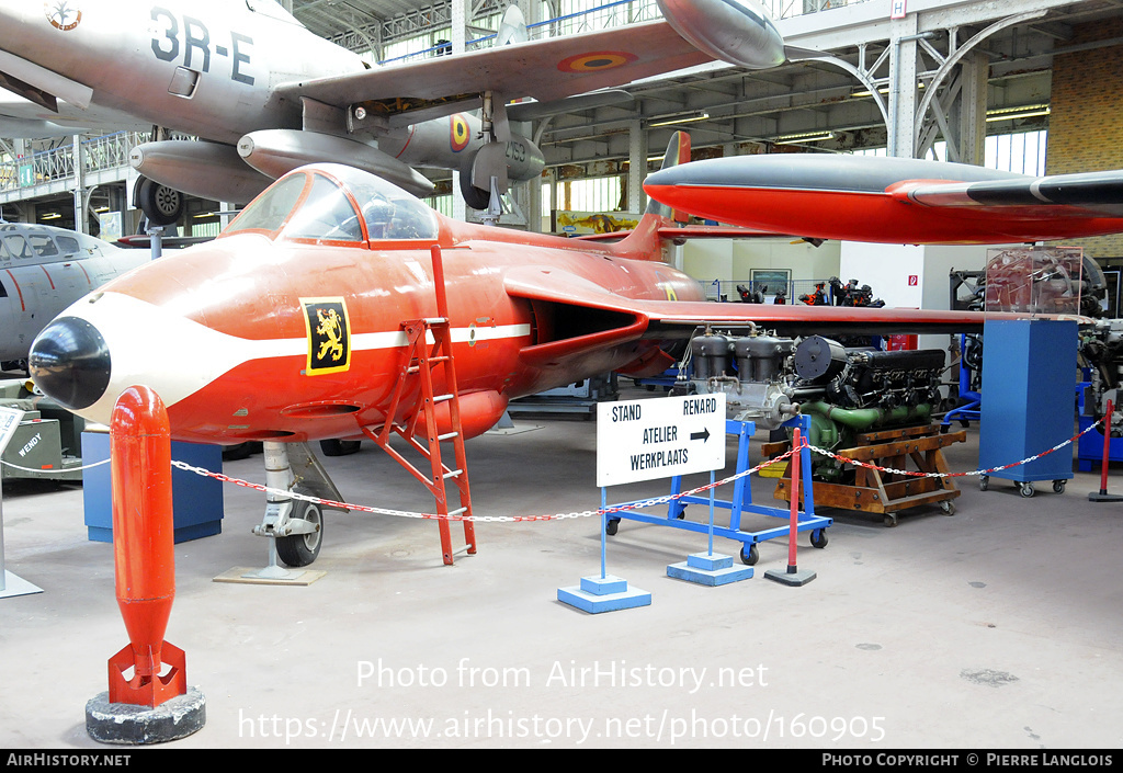 Aircraft Photo of IF70 | Hawker Hunter F4 | Belgium - Air Force | AirHistory.net #160905