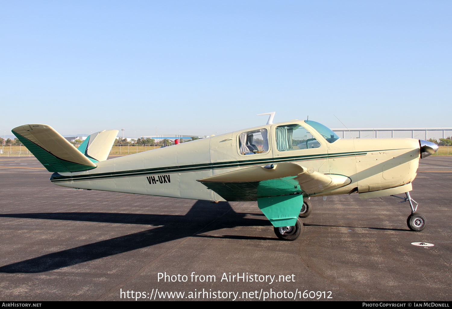 Aircraft Photo of VH-UXV | Beech 35 Bonanza | AirHistory.net #160912