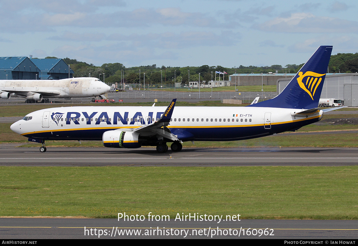 Aircraft Photo of EI-FTH | Boeing 737-800 | Ryanair | AirHistory.net #160962