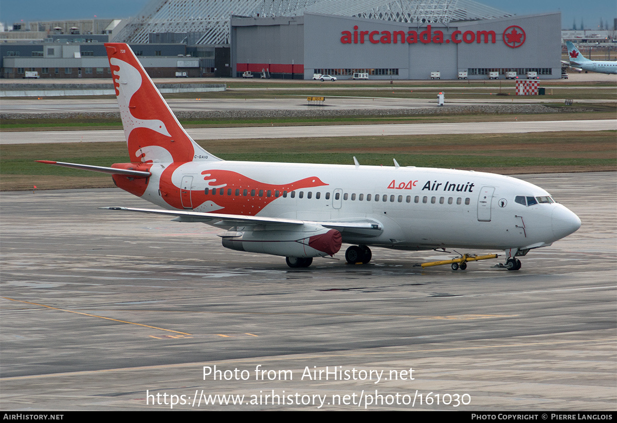 Aircraft Photo of C-GAIG | Boeing 737-2S2C/Adv | Air Inuit | AirHistory.net #161030