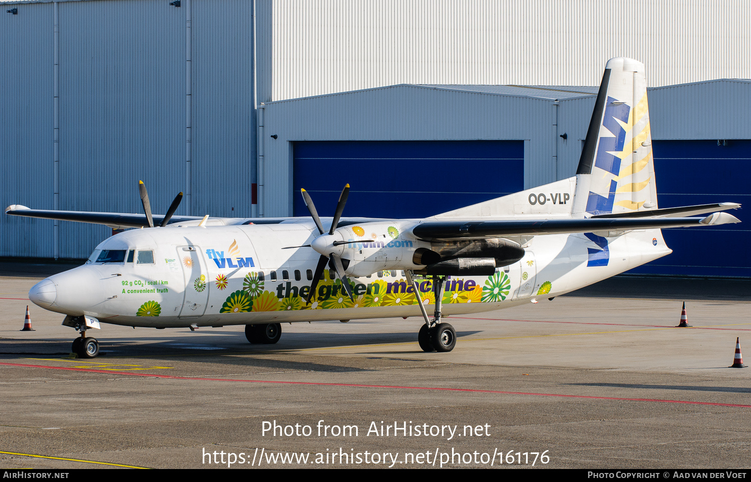 Aircraft Photo of OO-VLP | Fokker 50 | VLM Airlines | AirHistory.net #161176