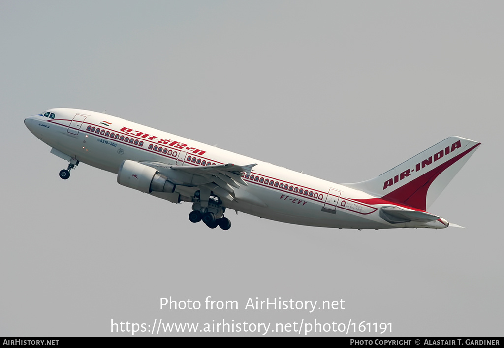 Aircraft Photo of VT-EVY | Airbus A310-324 | Air India | AirHistory.net #161191