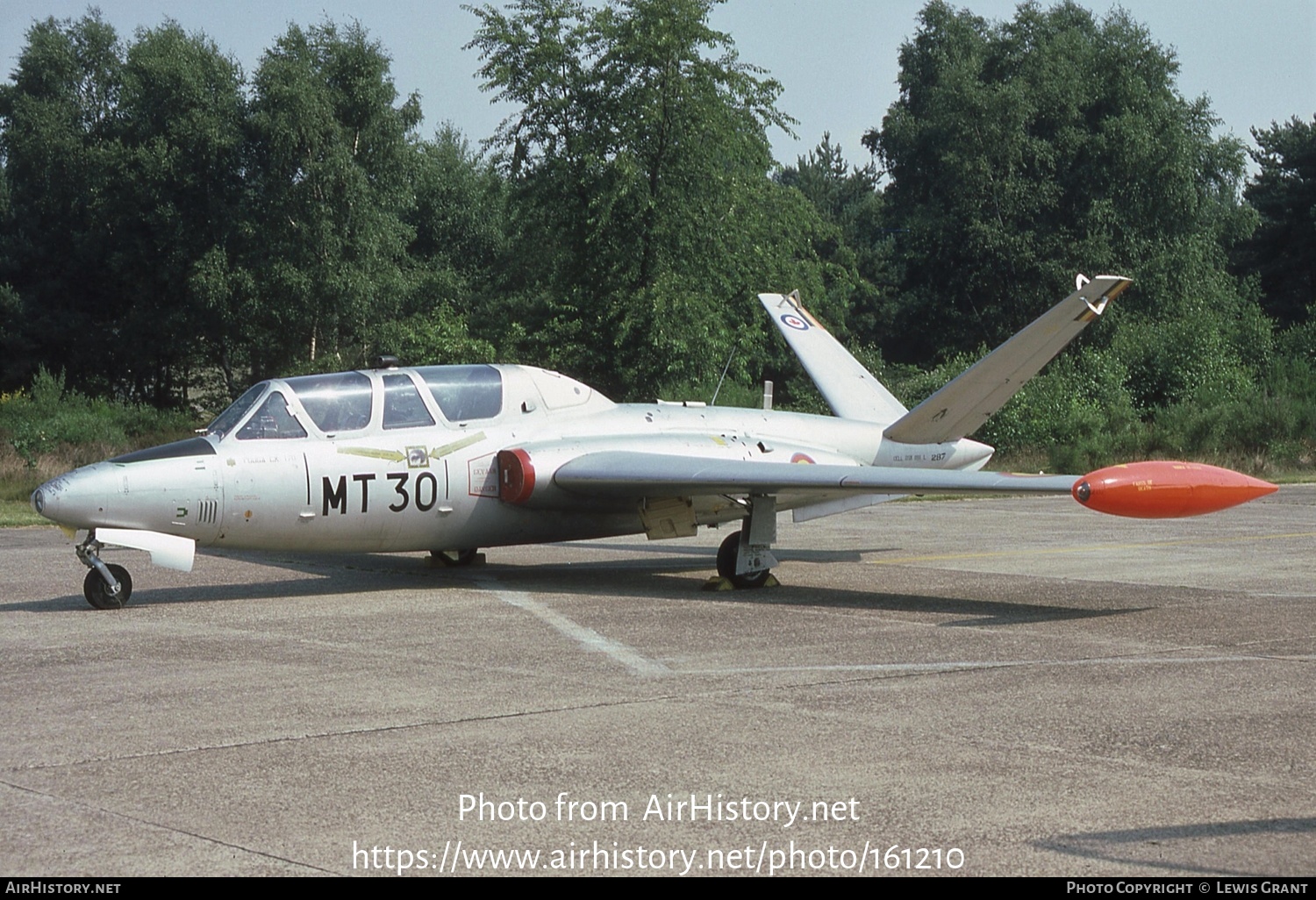 Aircraft Photo of MT30 | Fouga CM-170R Magister | Belgium - Air Force | AirHistory.net #161210