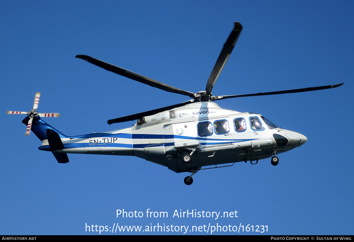 Aircraft Photo of 5N-TUP | AgustaWestland AW-139 | Caverton Helicopters | AirHistory.net #161231