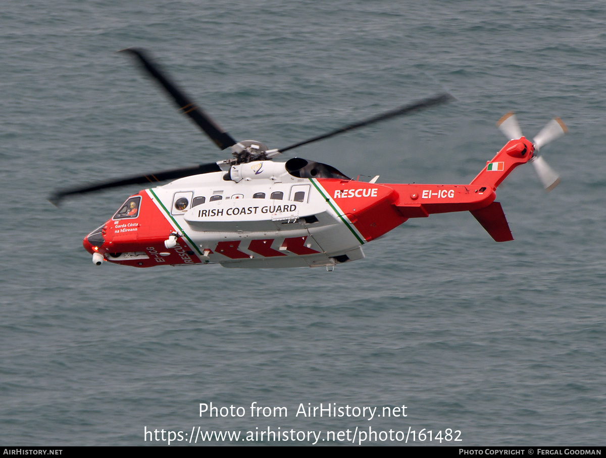 Aircraft Photo of EI-ICG | Sikorsky S-92A | Irish Coast Guard | AirHistory.net #161482