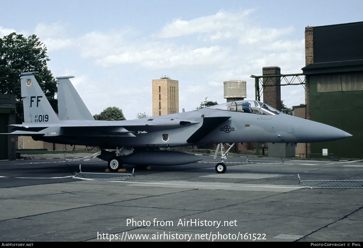 Aircraft Photo of 83-0019 / AF83-019 | McDonnell Douglas F-15C Eagle | USA - Air Force | AirHistory.net #161522