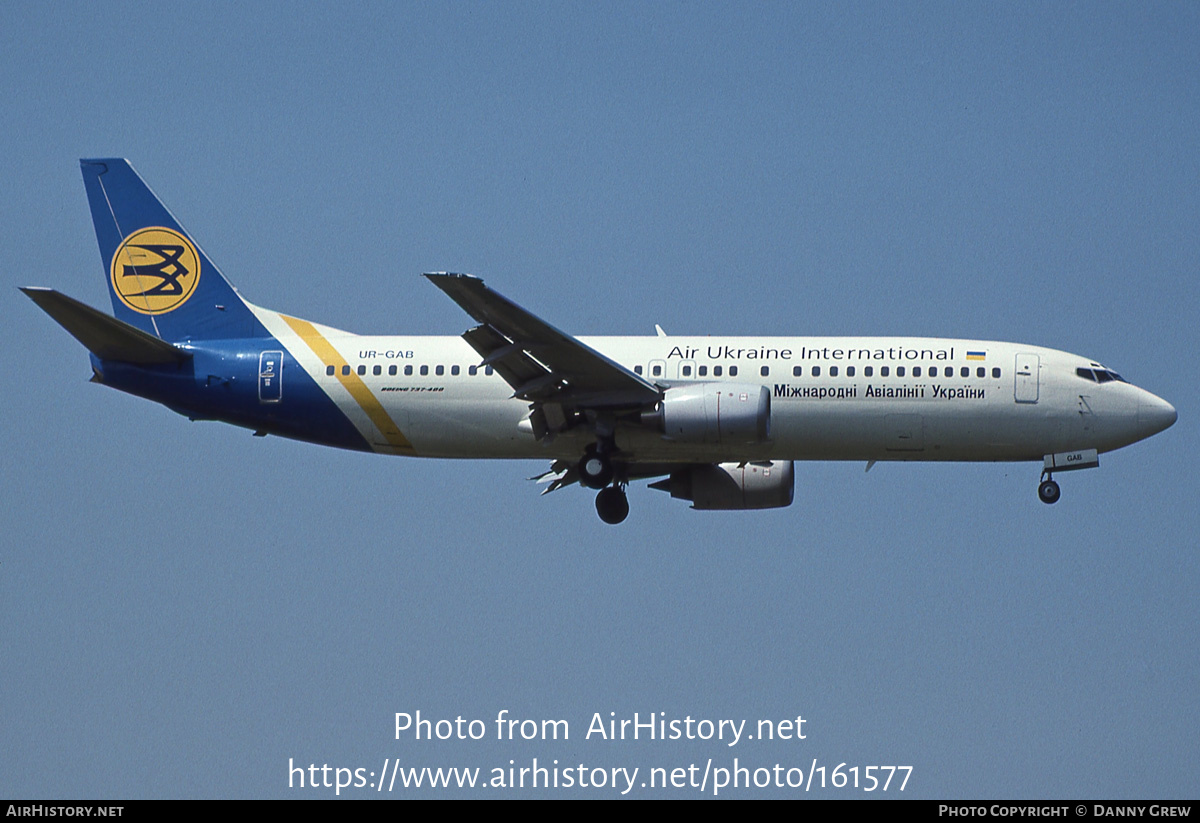 Aircraft Photo of UR-GAB | Boeing 737-4Y0 | Ukraine International Airlines | AirHistory.net #161577