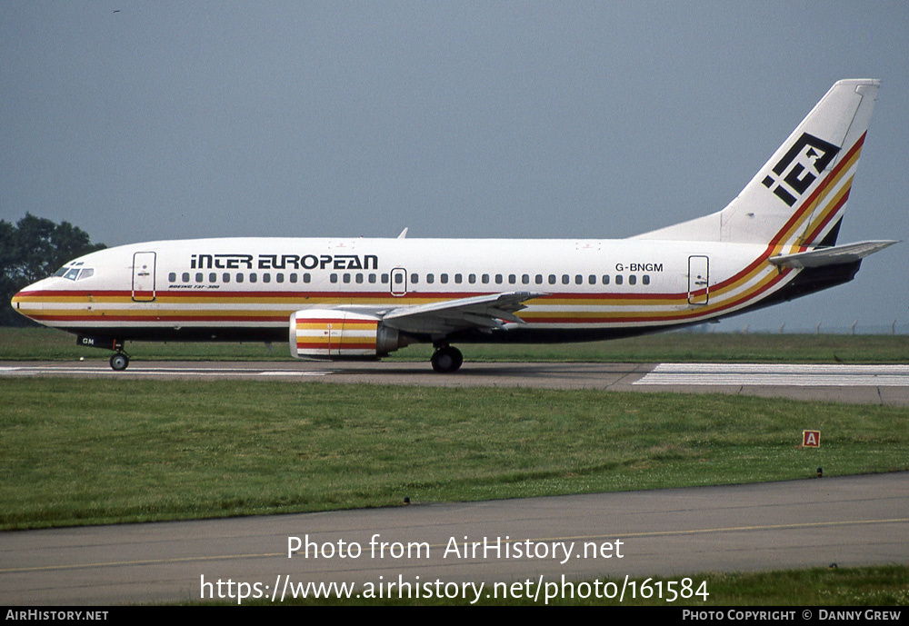 Aircraft Photo of G-BNGM | Boeing 737-3Y0 | Inter European Airways - IEA | AirHistory.net #161584