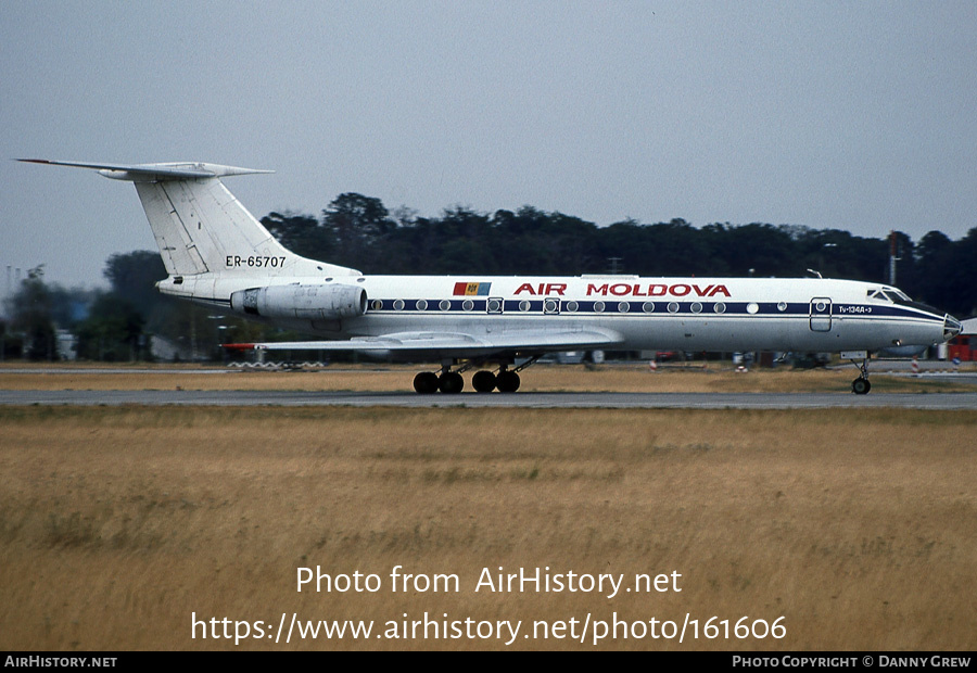 Aircraft Photo of ER-65707 | Tupolev Tu-134A-3 | Air Moldova | AirHistory.net #161606