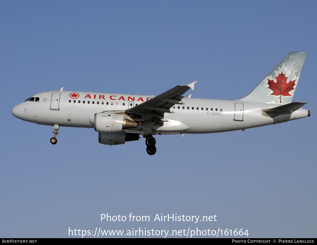 Aircraft Photo of C-GARG | Airbus A319-114 | Air Canada | AirHistory.net #161664