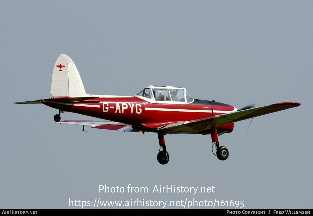 Aircraft Photo of G-APYG | De Havilland DHC-1 Chipmunk Mk22 | AirHistory.net #161695