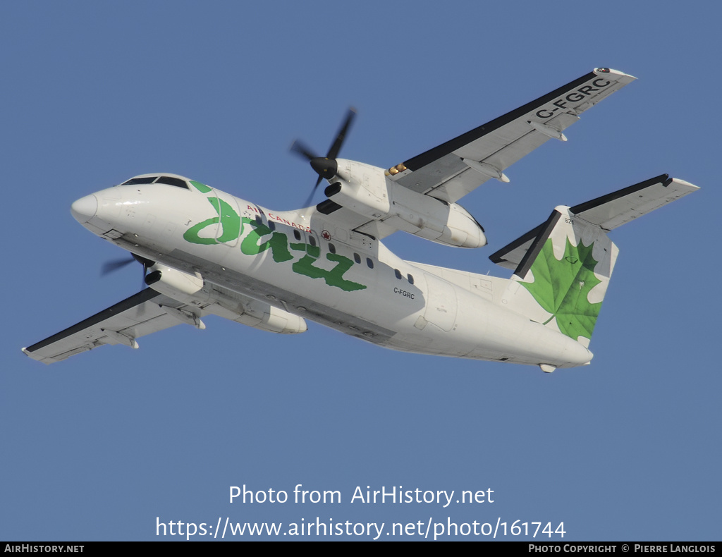 Aircraft Photo of C-FGRC | De Havilland Canada DHC-8-102 Dash 8 | Air Canada Jazz | AirHistory.net #161744