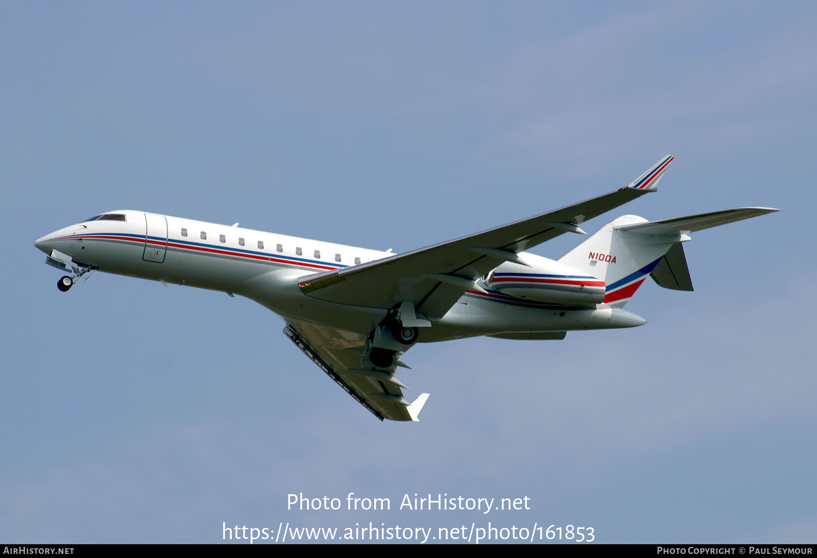 Aircraft Photo of N100A | Bombardier Global Express (BD-700-1A10) | AirHistory.net #161853