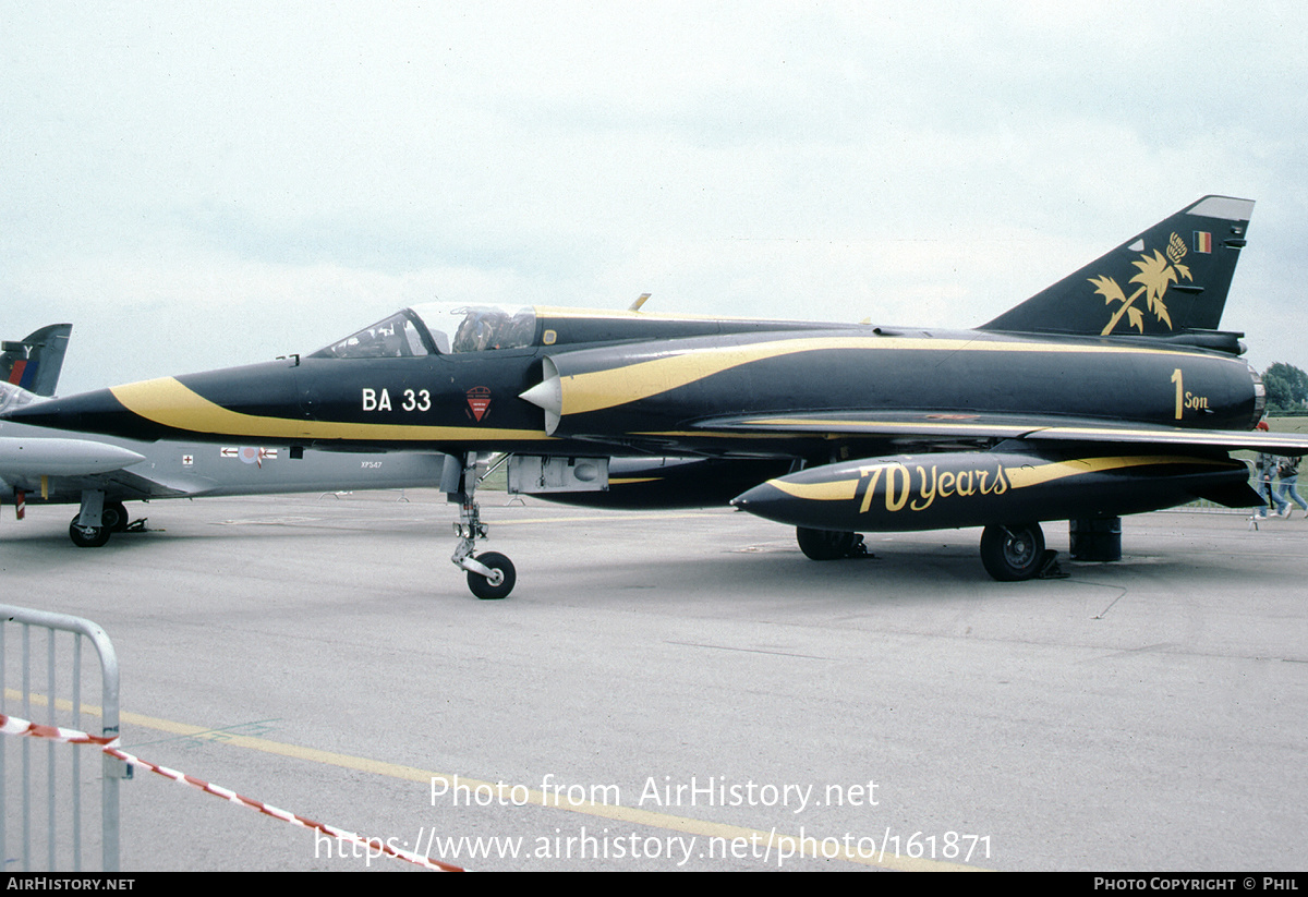 Aircraft Photo of BA-33 | Dassault Mirage 5BA | Belgium - Air Force | AirHistory.net #161871