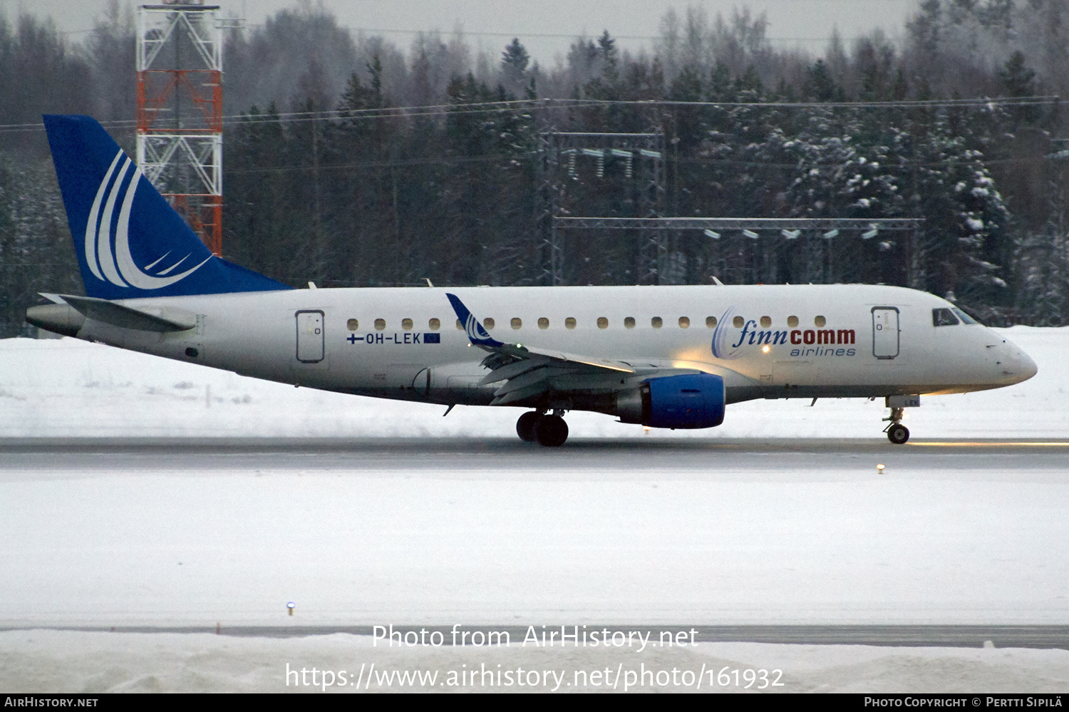 Aircraft Photo of OH-LEK | Embraer 170STD (ERJ-170-100STD) | Finncomm Airlines | AirHistory.net #161932