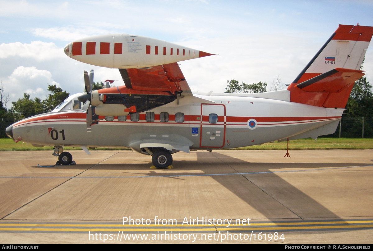 Aircraft Photo of L4-01 | Let L-410UVP-E Turbolet | Slovenia - Air Force | AirHistory.net #161984