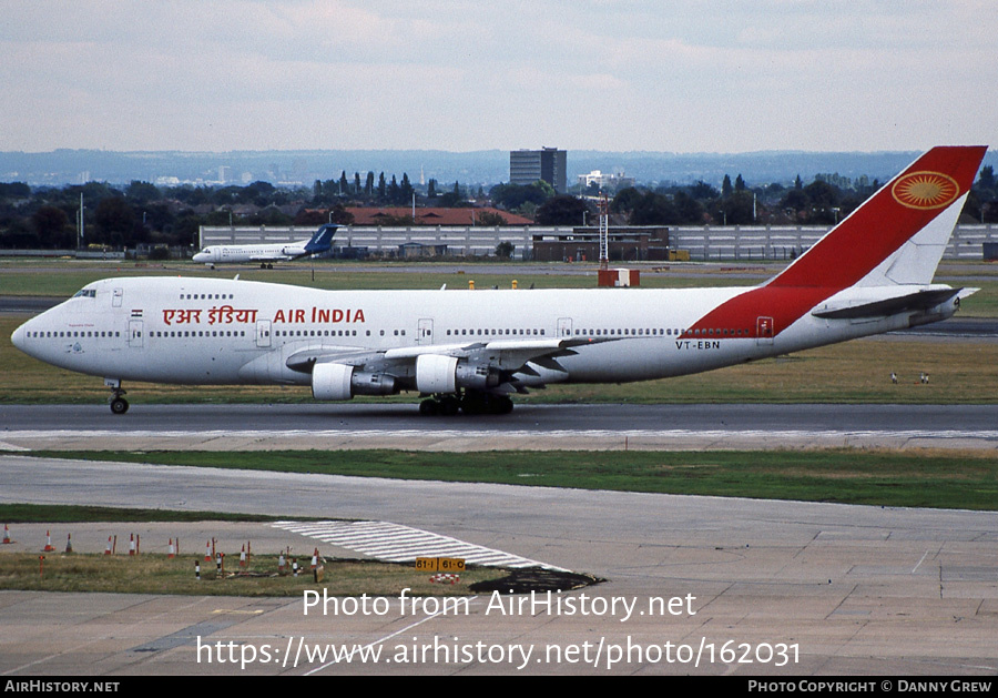 Aircraft Photo of VT-EBN | Boeing 747-237B | Air India | AirHistory.net #162031