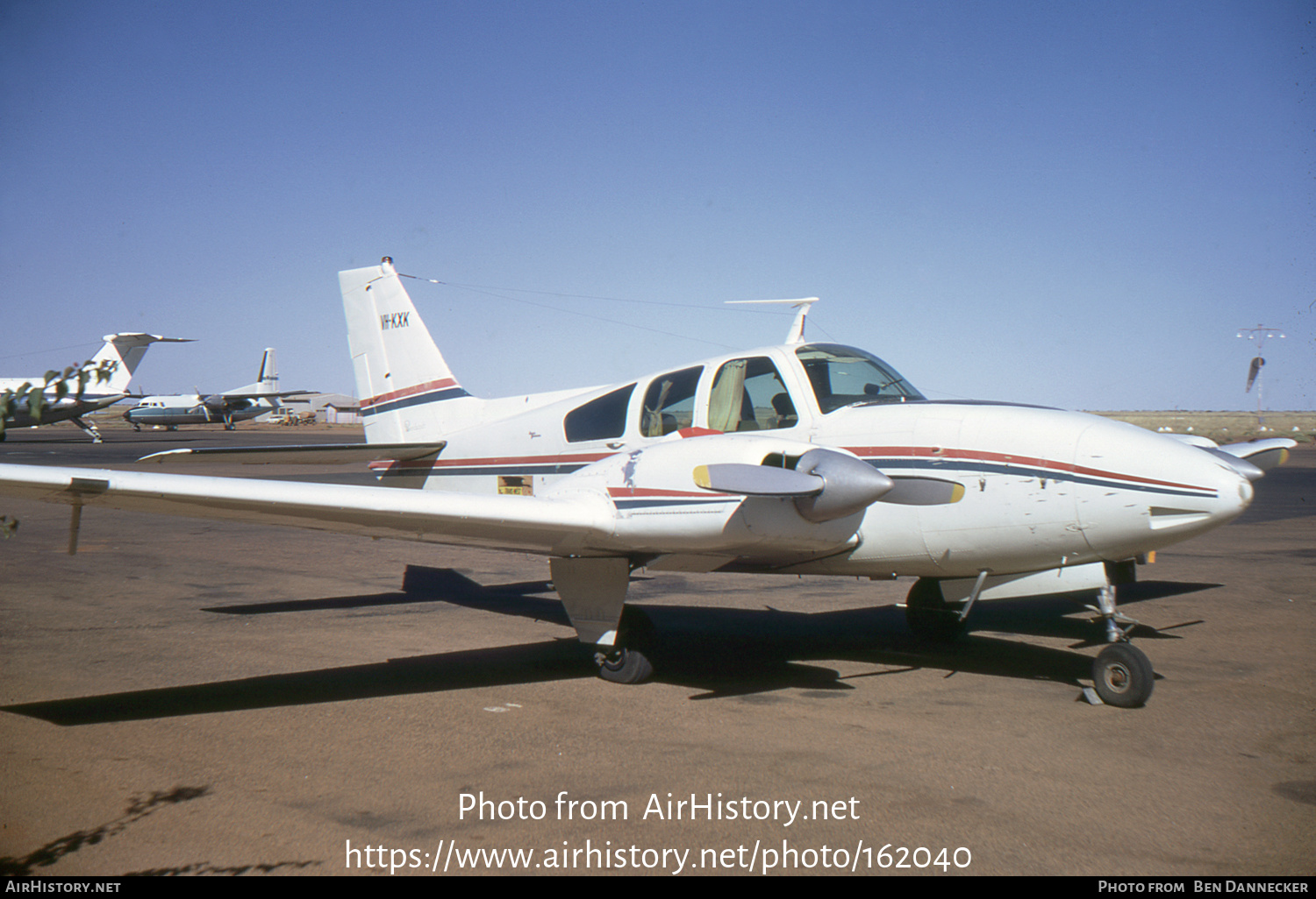 Aircraft Photo of VH-KXK | Beech C55 Baron (95-C55) | Trans West Air Charter | AirHistory.net #162040