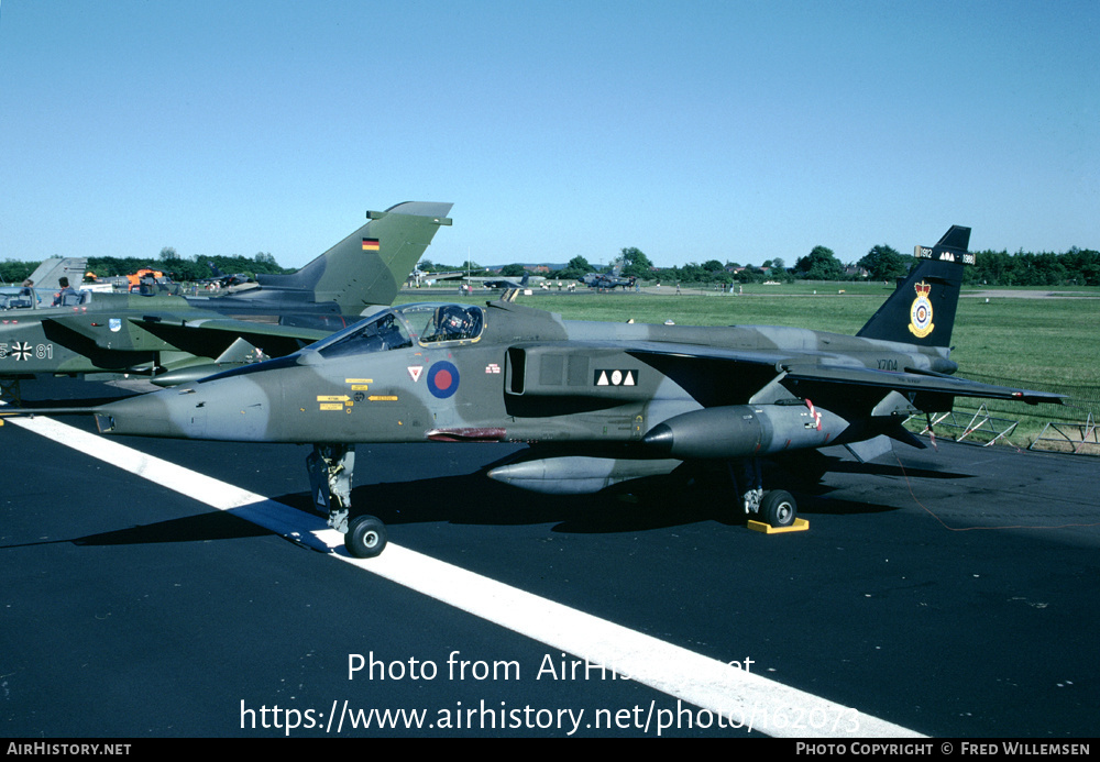 Aircraft Photo of XZ104 | Sepecat Jaguar GR1 | UK - Air Force | AirHistory.net #162073