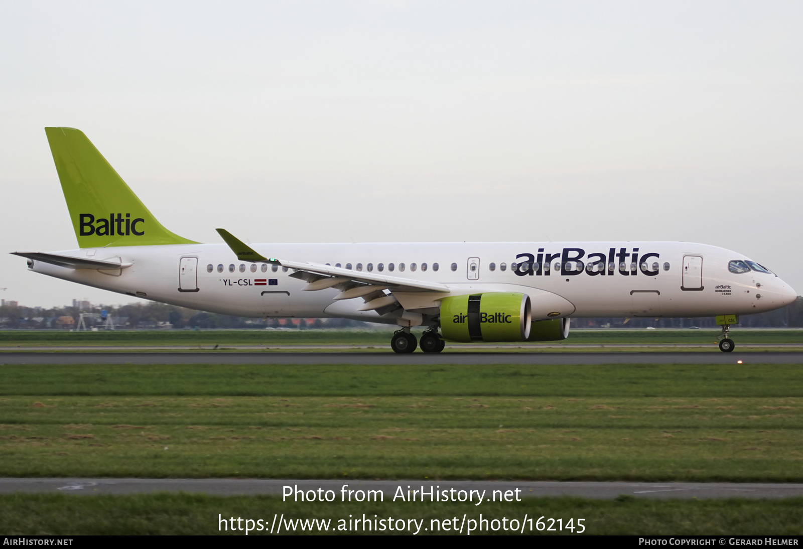 Aircraft Photo of YL-CSL | Airbus A220-371 (BD-500-1A11) | AirBaltic | AirHistory.net #162145