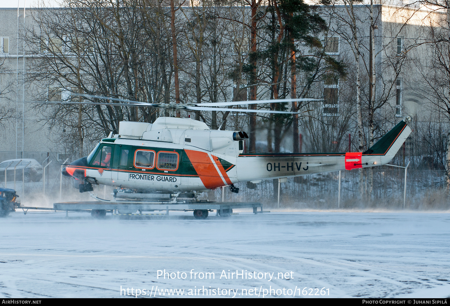 Aircraft Photo of OH-HVJ | Agusta AB-412EP Grifone | Rajavartiolaitos - Finnish Border Guard | AirHistory.net #162261