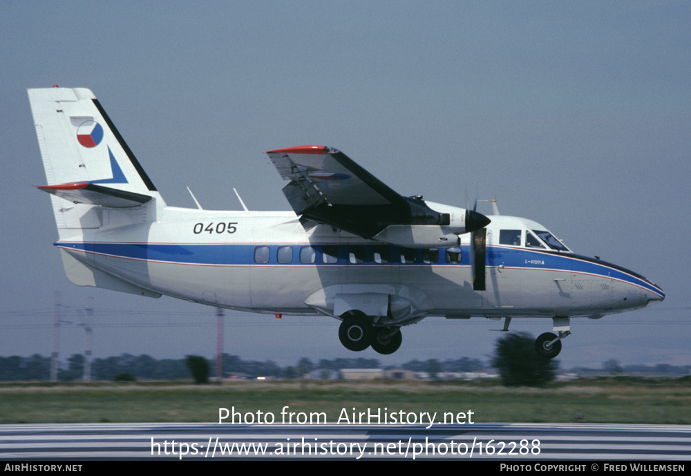 Aircraft Photo of 0405 | Let L-410MA Turbolet | Czechoslovakia - Air Force | AirHistory.net #162288