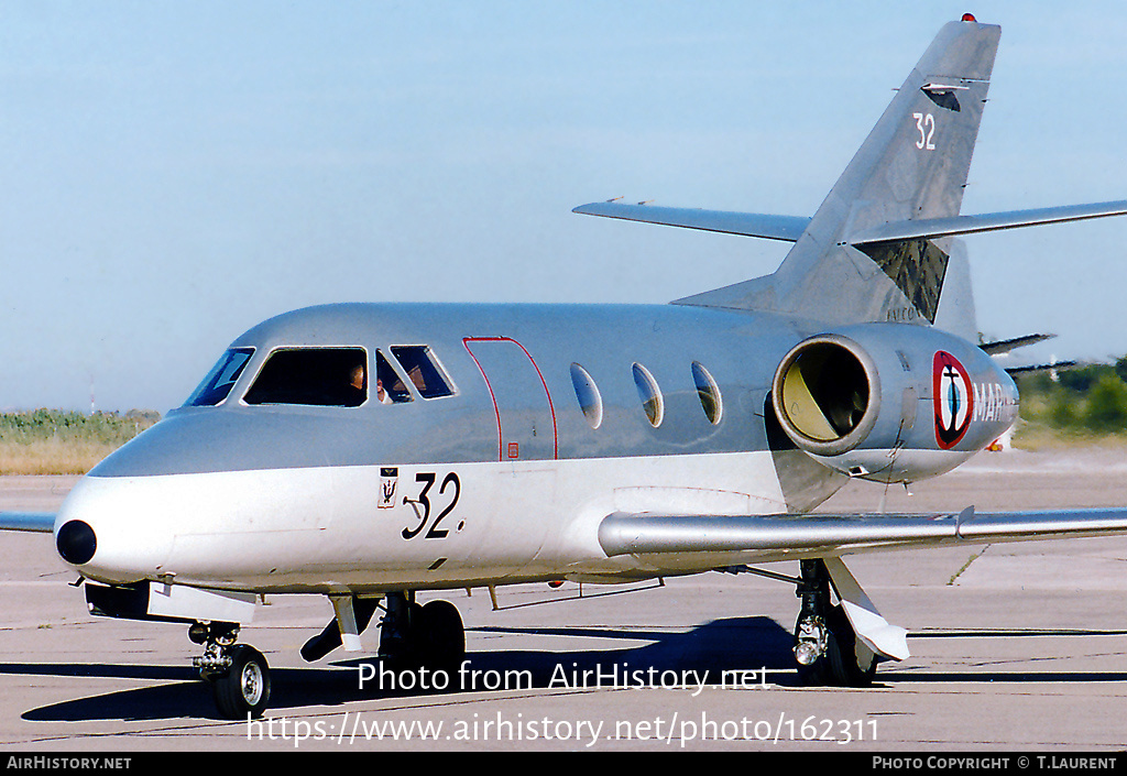 Aircraft Photo of 32 | Dassault Falcon 10MER | France - Navy | AirHistory.net #162311