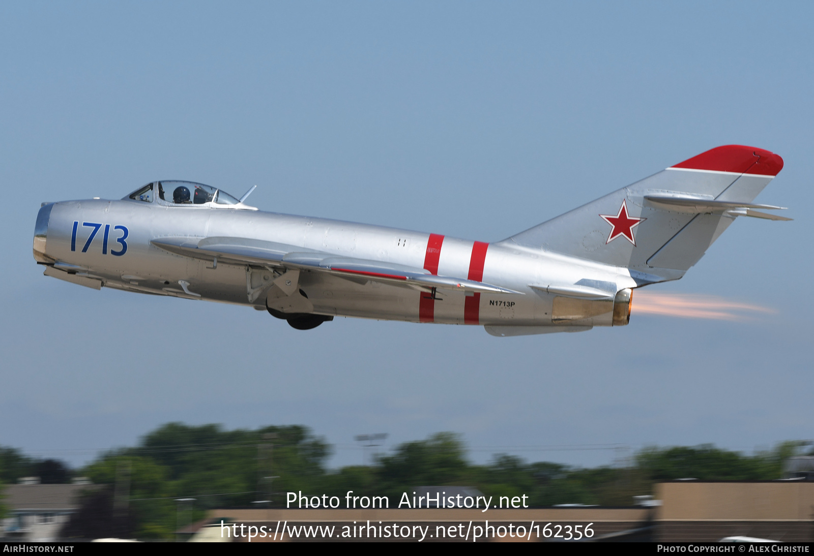 Aircraft Photo of N1713P | PZL-Mielec Lim-5 (MiG-17F) | Russia - Air Force | AirHistory.net #162356