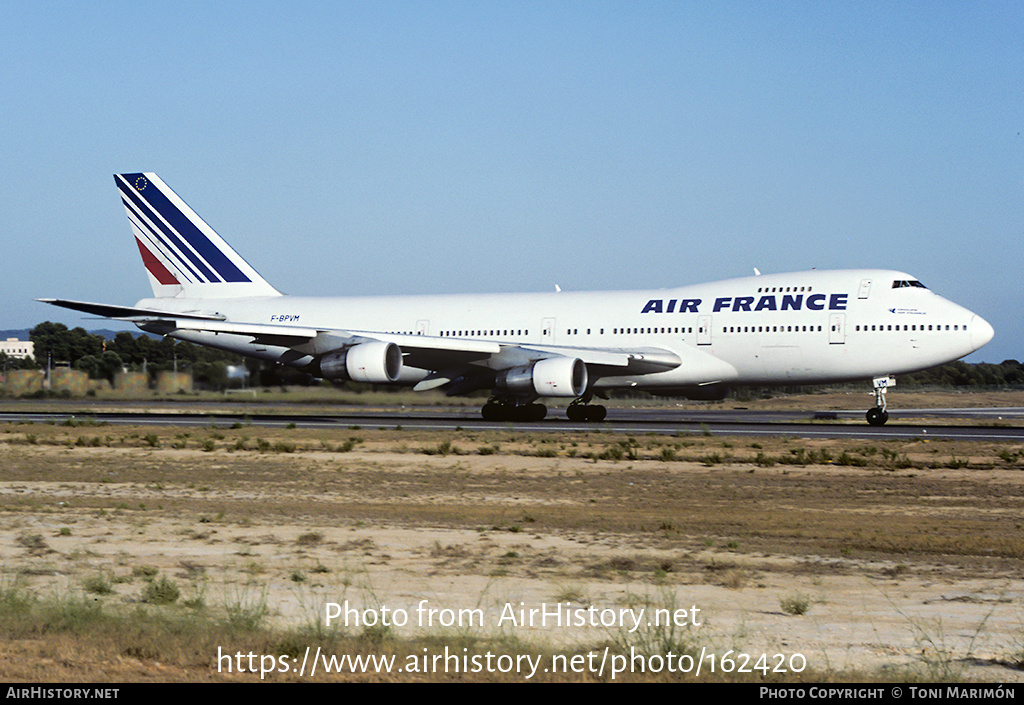 Aircraft Photo of F-BPVM | Boeing 747-128 | Air France | AirHistory.net #162420