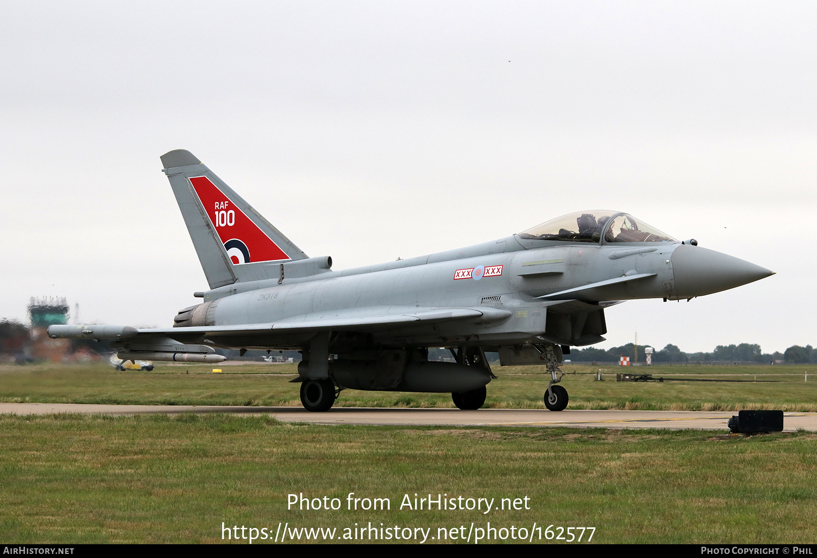 Aircraft Photo of ZK318 | Eurofighter EF-2000 Typhoon FGR4 | UK - Air Force | AirHistory.net #162577