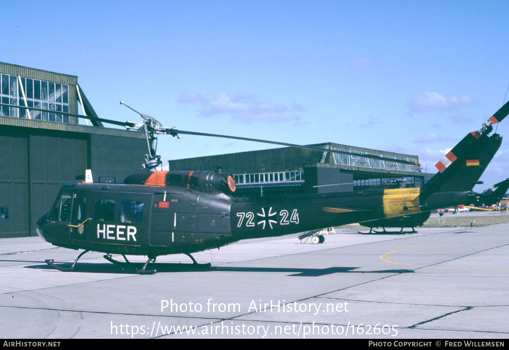 Aircraft Photo of 7224 | Bell UH-1D Iroquois | Germany - Army | AirHistory.net #162605