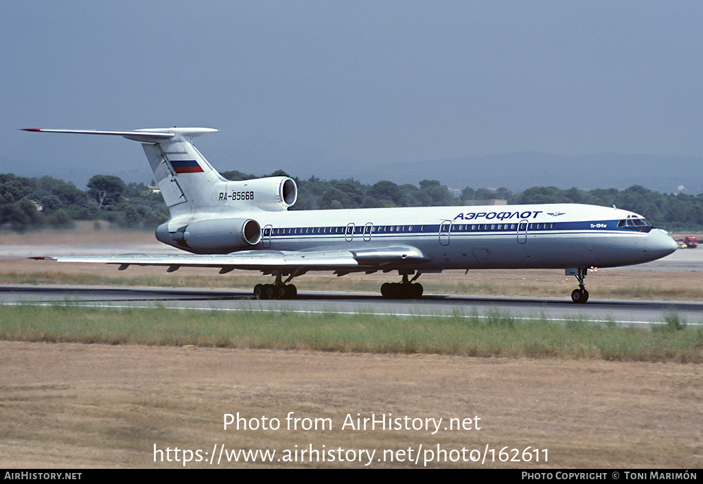 Aircraft Photo of RA-85668 | Tupolev Tu-154M | Aeroflot | AirHistory.net #162611