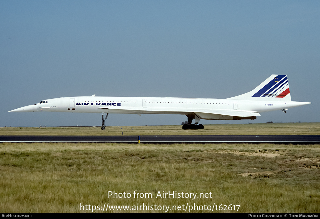 Aircraft Photo of F-BTSD | Aerospatiale-British Aerospace Concorde 101 | Air France | AirHistory.net #162617