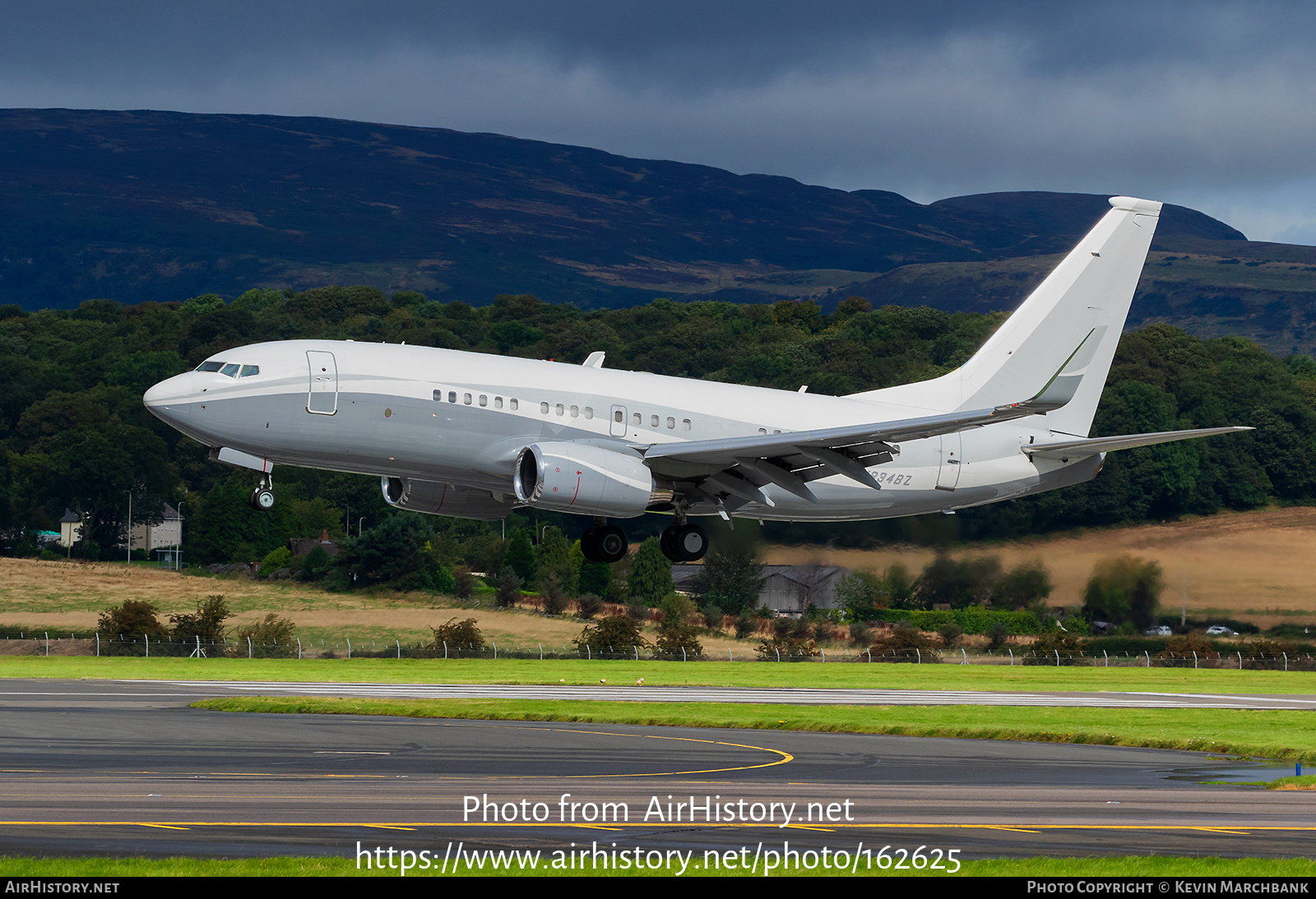 Aircraft Photo of N834BZ | Boeing 737-73Q BBJ | AirHistory.net #162625