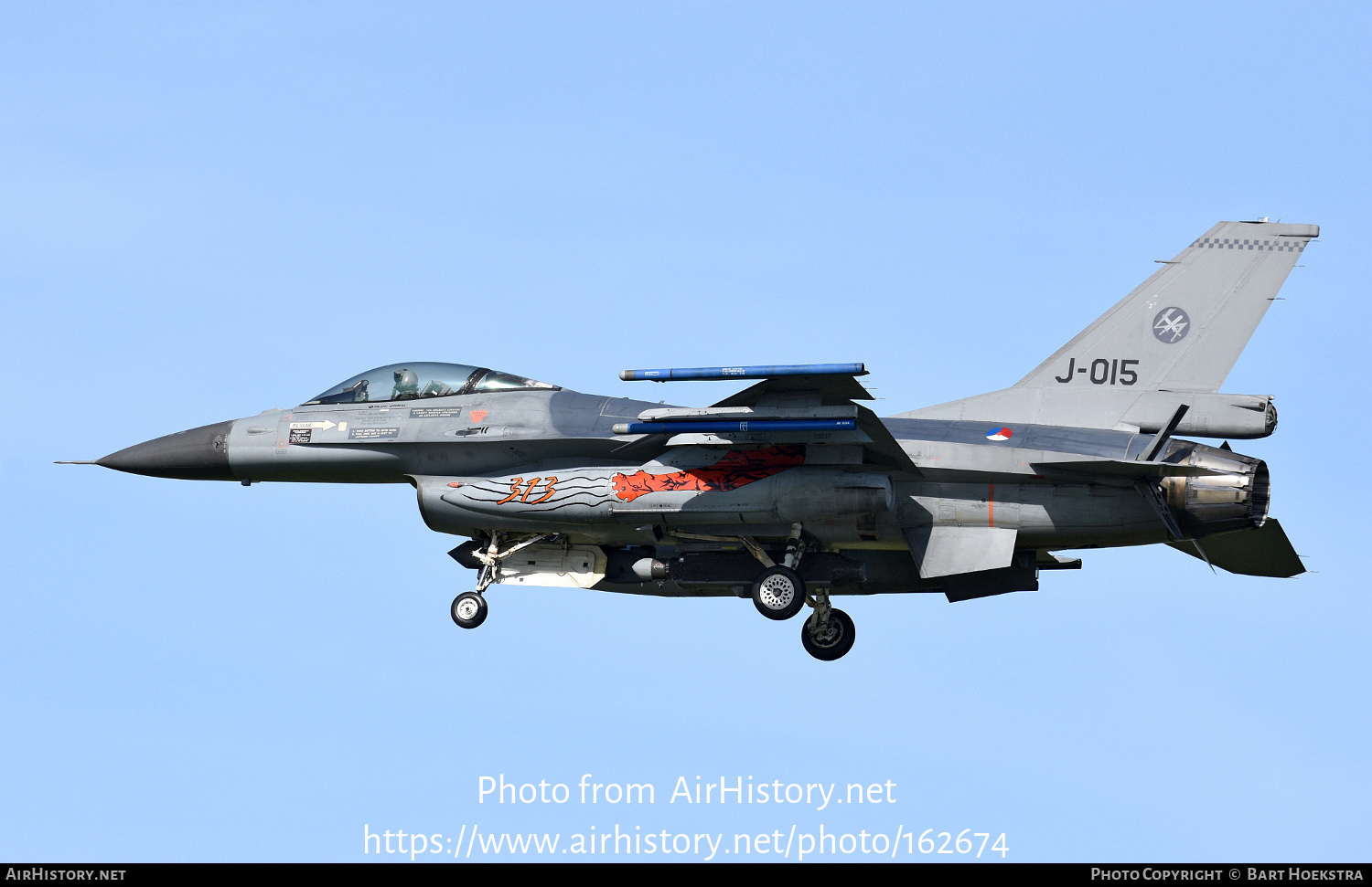 Aircraft Photo of J-015 | General Dynamics F-16AM Fighting Falcon | Netherlands - Air Force | AirHistory.net #162674