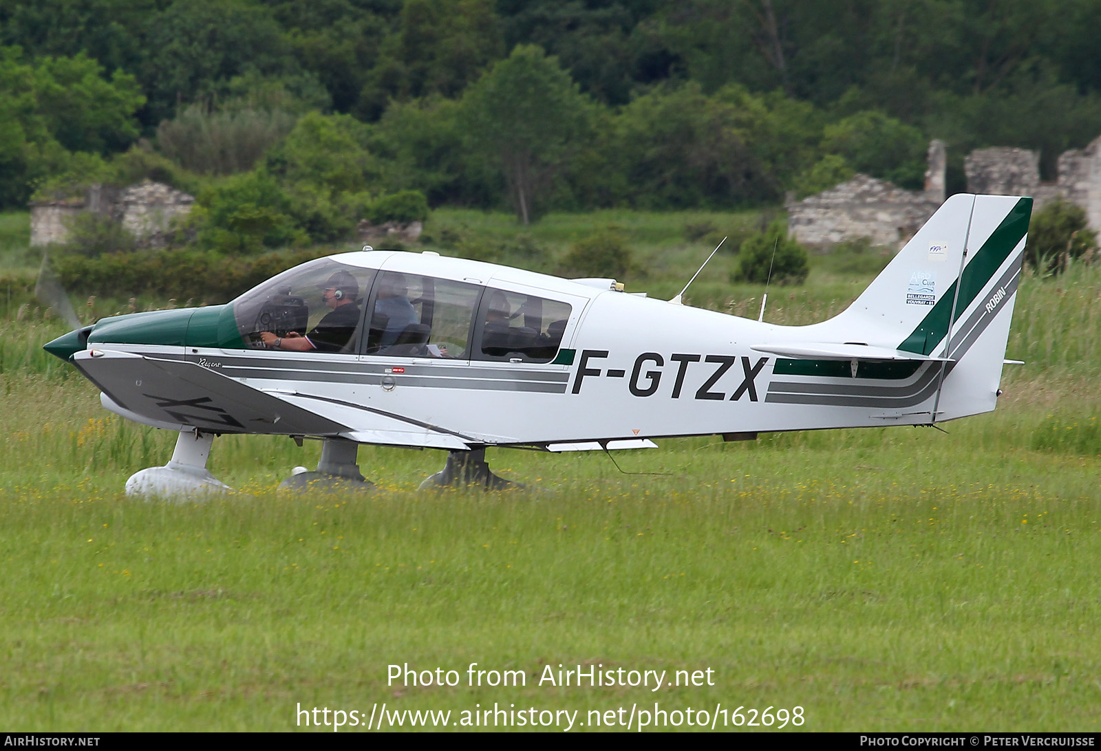 Aircraft Photo of F-GTZX | Robin DR-400-180 Regent | Aéro Club Bellegarde | AirHistory.net #162698