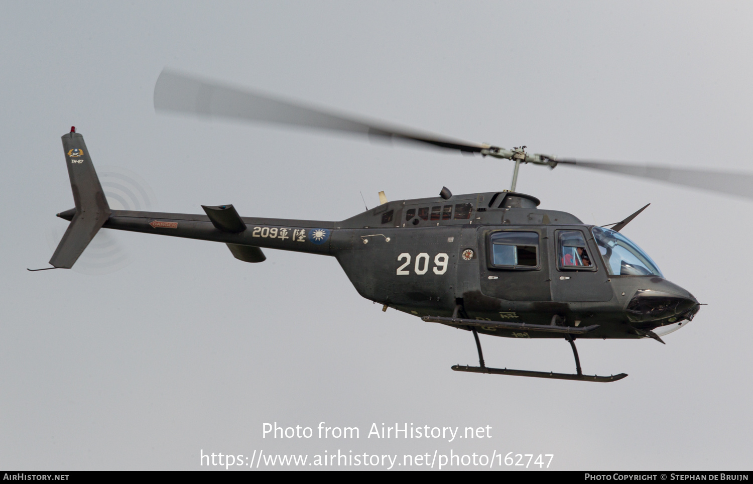 Aircraft Photo of 209 | Bell TH-67A Creek (TH-206) | Taiwan - Army | AirHistory.net #162747