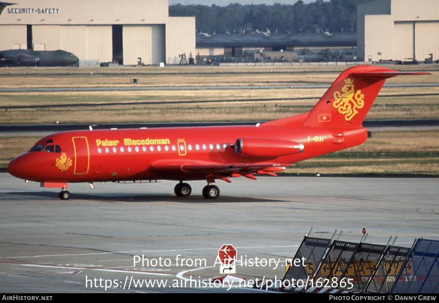 Aircraft Photo of F-GIAI | Fokker F28-1000 Fellowship | Palair Macedonian Airlines | AirHistory.net #162865