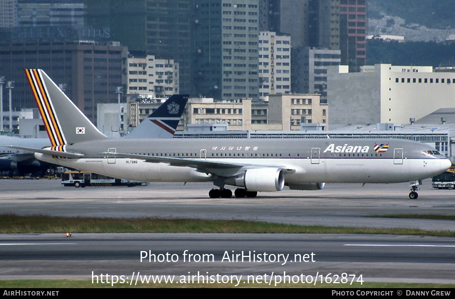 Aircraft Photo of HL7286 | Boeing 767-3Y0/ER | Asiana Airlines | AirHistory.net #162874