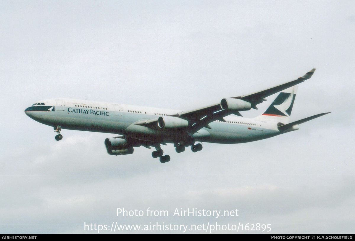 Aircraft Photo of B-HXI | Airbus A340-313X | Cathay Pacific Airways | AirHistory.net #162895