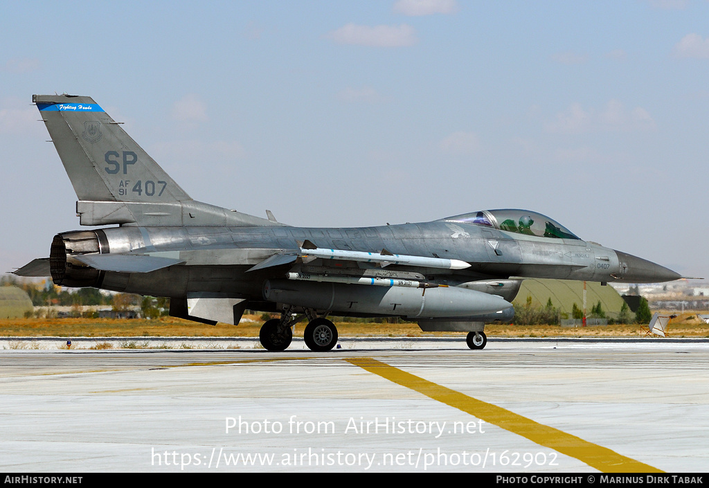 Aircraft Photo of 91-0407 / AF91-407 | Lockheed F-16CM Fighting Falcon | USA - Air Force | AirHistory.net #162902