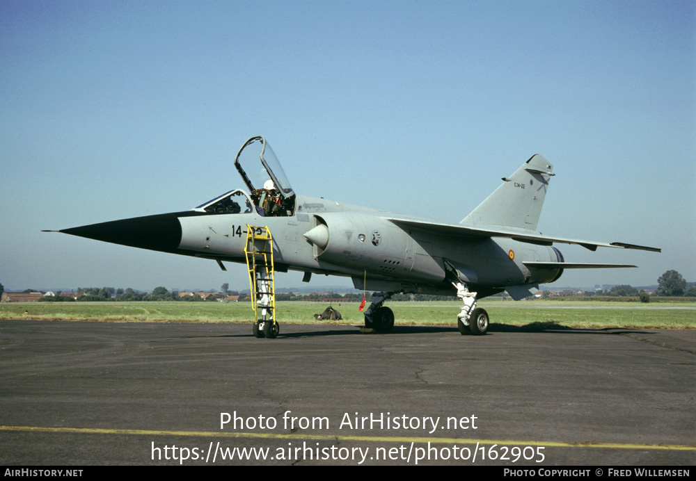 Aircraft Photo of C14-22 | Dassault Mirage F1CE | Spain - Air Force | AirHistory.net #162905