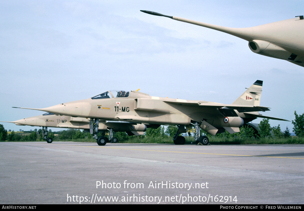 Aircraft Photo of A61 | Sepecat Jaguar A | France - Air Force | AirHistory.net #162914