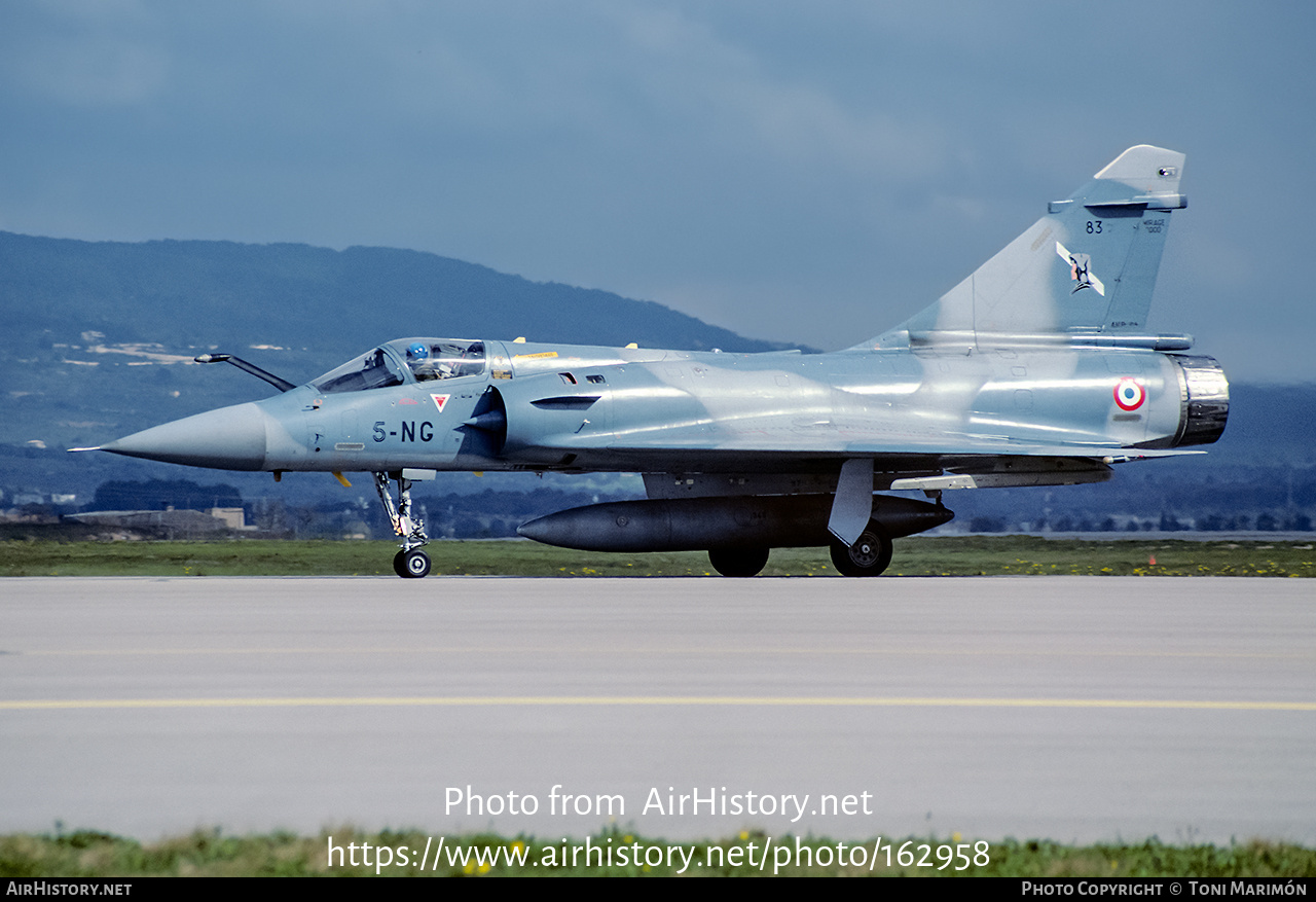 Aircraft Photo of 83 | Dassault Mirage 2000C | France - Air Force | AirHistory.net #162958