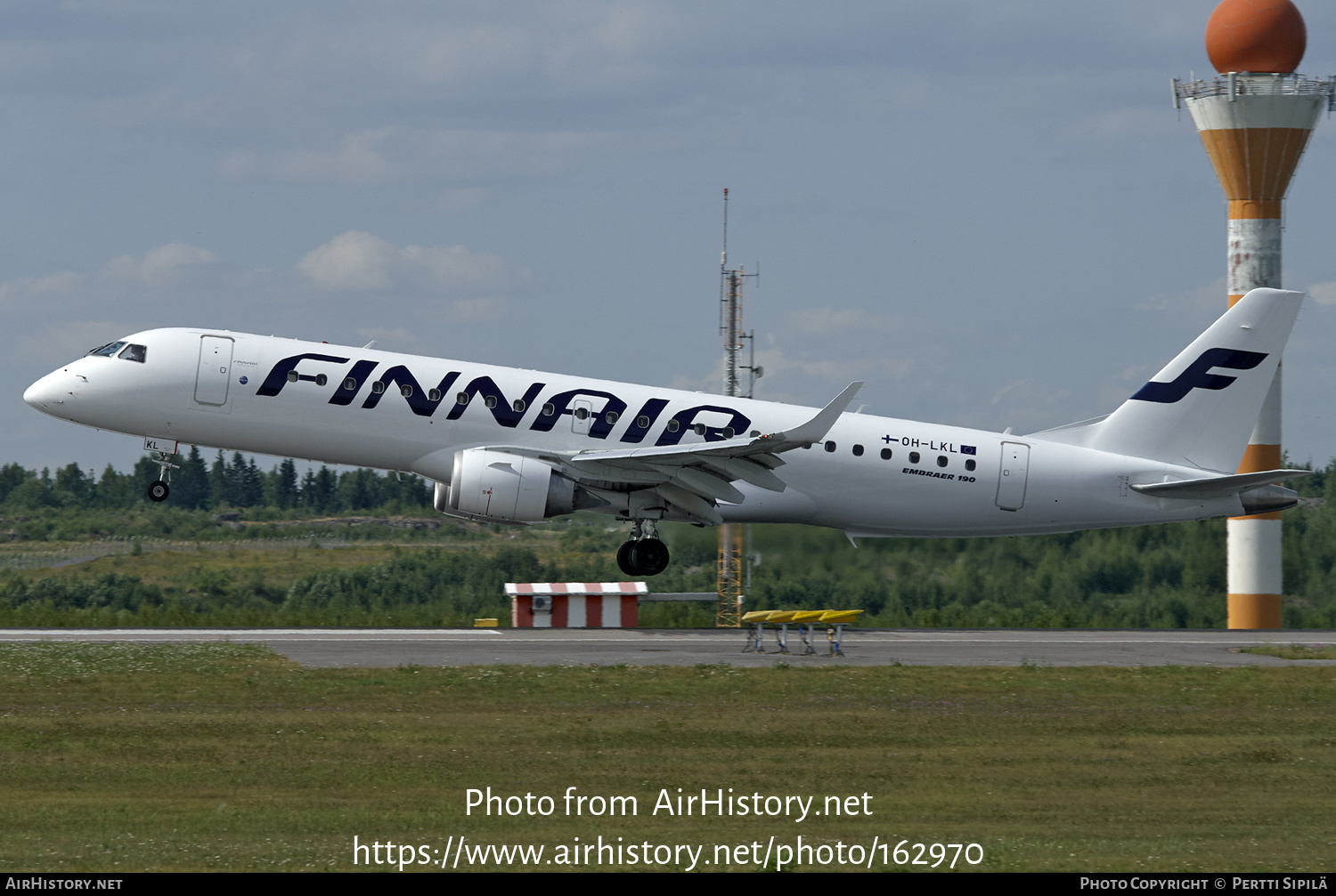 Aircraft Photo of OH-LKL | Embraer 190LR (ERJ-190-100LR) | Finnair | AirHistory.net #162970