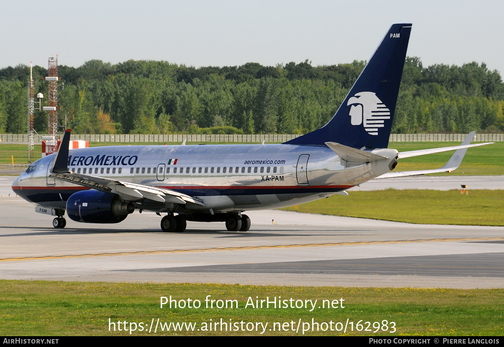 Aircraft Photo of XA-PAM | Boeing 737-752 | AeroMéxico | AirHistory.net #162983